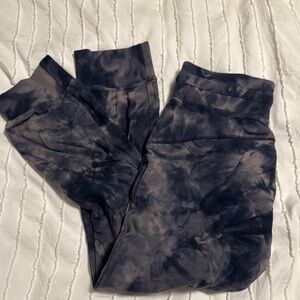 lululemon athletica Tie-Dye Leggings - Black and Gray